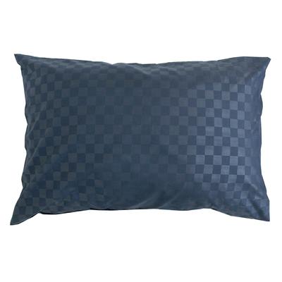 Merry Night Pillow Checkered 43 X 63 Matching Easy To Put In the Quick Wrinkle Washable Cover, Pattern, Navy, Approx. Cm, Type, Pillow, Drying,