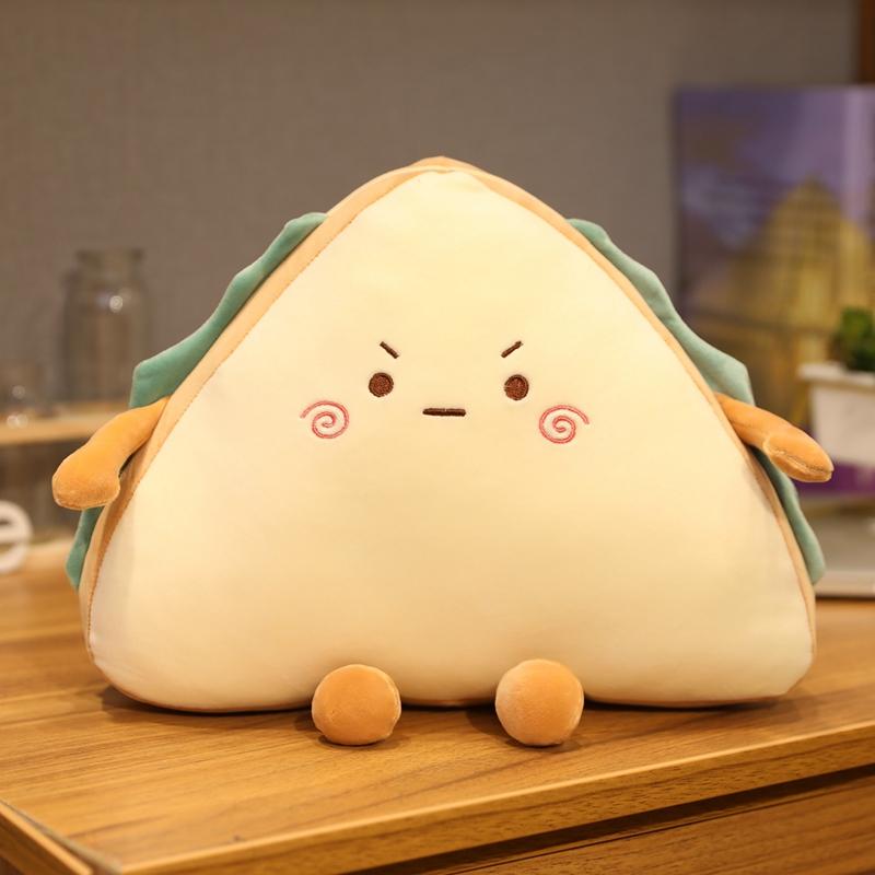 Simulation Food Sandwich Cake Plush Toy Cute Bread Stuffed Doll Creative Birthday Gift