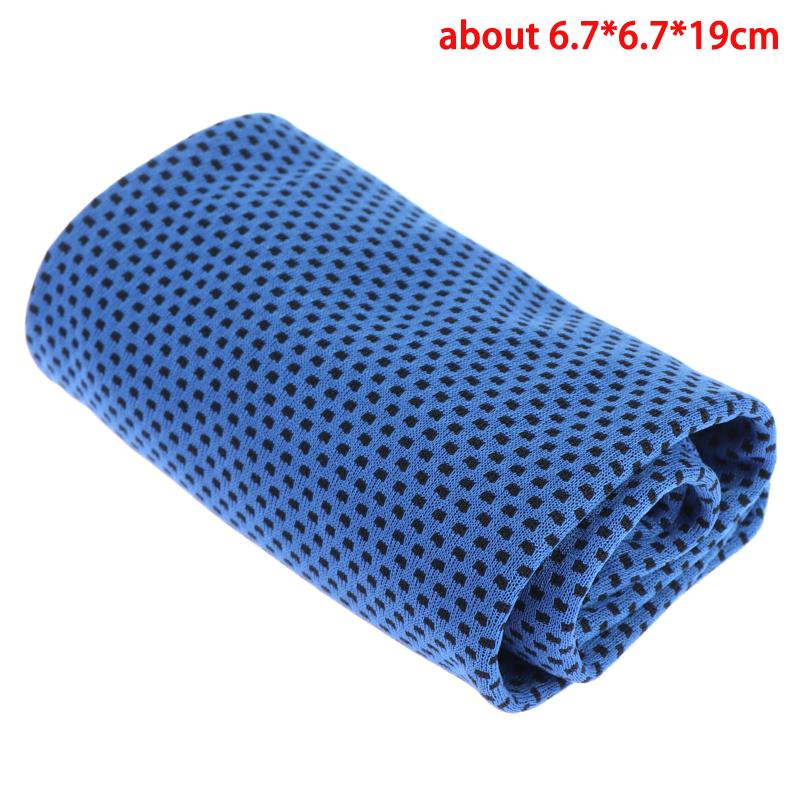 1Pcs Soft Microfiber Cooling Towel With Instant Cooling Sweat Absorption For Gym Running Hiking Sports