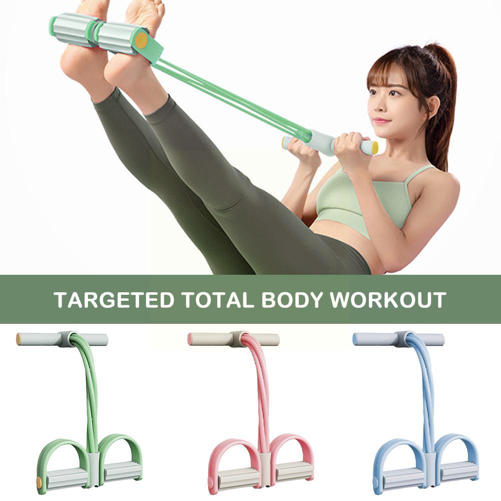 Bande di Resistenza Fitness Lattice Pedale Caviglia Addominale Bande Sportive Expander Corda da Allenamento Yoga Trazione Attrezzatura da Palestra Elastico Sit