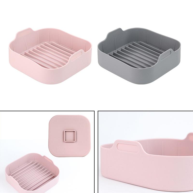 Airfryer Silicone Pot Multifunctional Air Fryers Accessories Fried Baking Tray