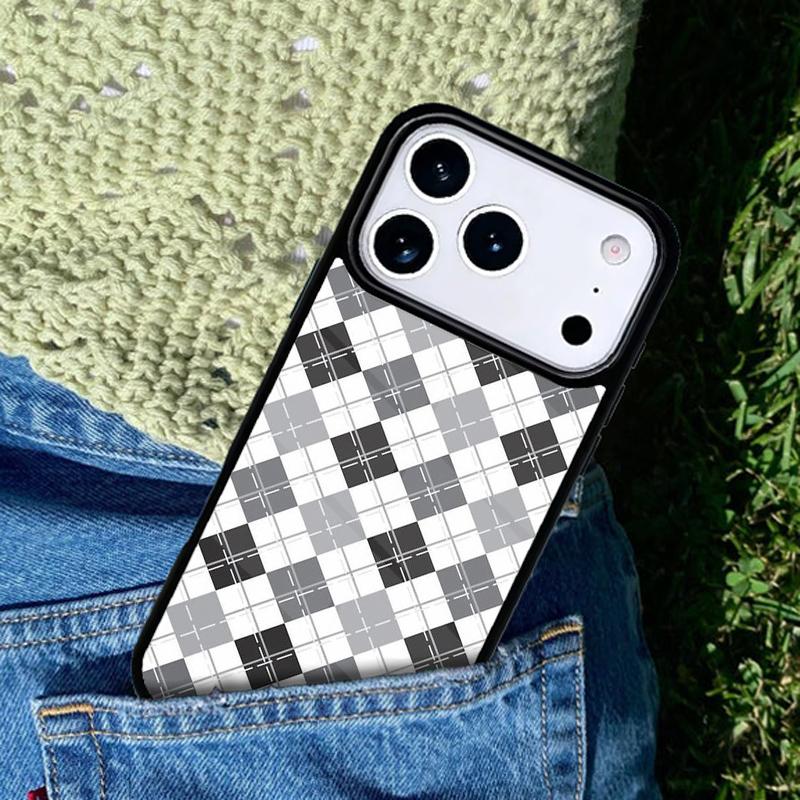 Blair Argyle Pattern Phone Case Cover for IPhone 11 12 13 14 15 16e 17 Pro Max Coque for IPhone 17 Air iPhone 13 Pro Max