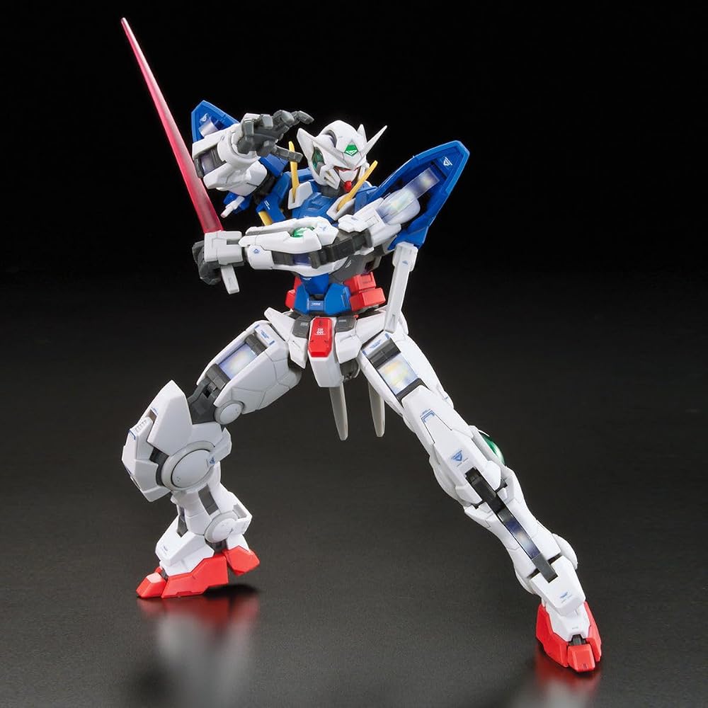 RG Mobile Suit Gundam 00 GN-001 Gundam Exia 1/144 scale color coded plastic model