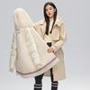 Three Wear Long Pie Overcome Women's Detachable New Fashion Large Size Down Cotton Clothing Women's Jacket Tide Winter