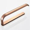 Tuqiu Towel Hanger Wall Mounted Rose Gold Towel Rack Bathroom Brass Gold Towel Bar Rail White Towel Holder