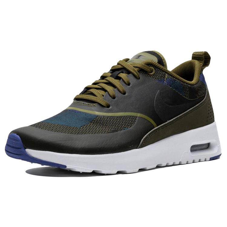 Nike Air Max Thea Comfortable Shock Absorbing Durable Lightweight Low Top Casual Shoes Men Sneaker Olive-Green 844955-300