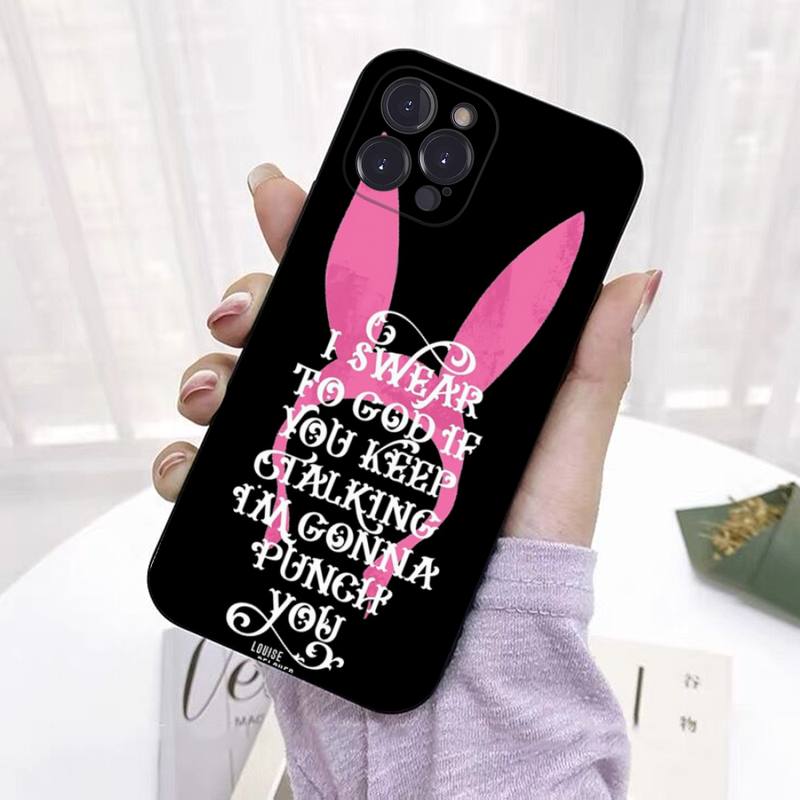

happy easter kawaii rabbit ears Phone Case For iPhone 14 11 12 13 Mini Pro Max 8 7 6 6S Plus X SE 2020 XR XS Funda Case iphone 12 mini