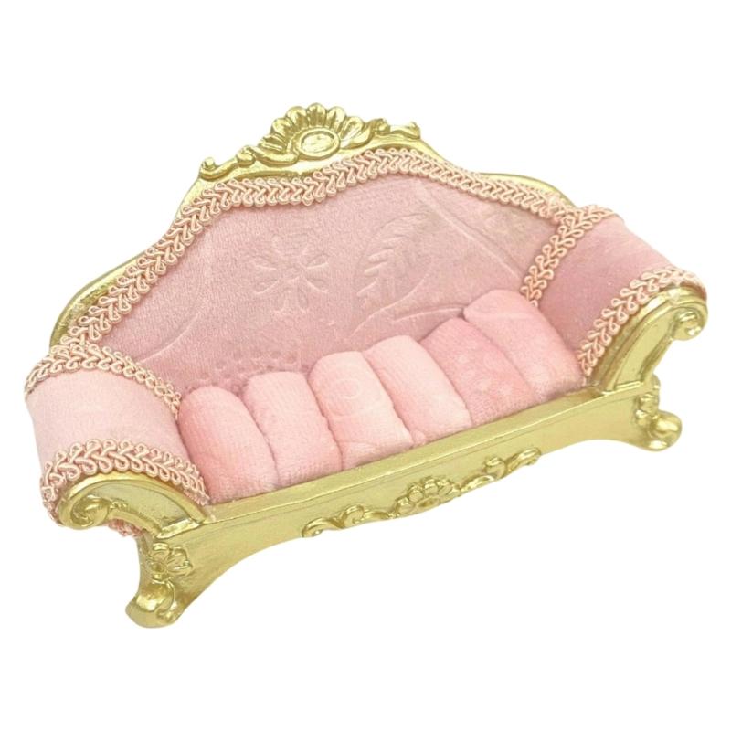 Decorative Resin Jewelry Holder Sofa Designs For Home Store Exhibition Elegant Accessory Display Stand