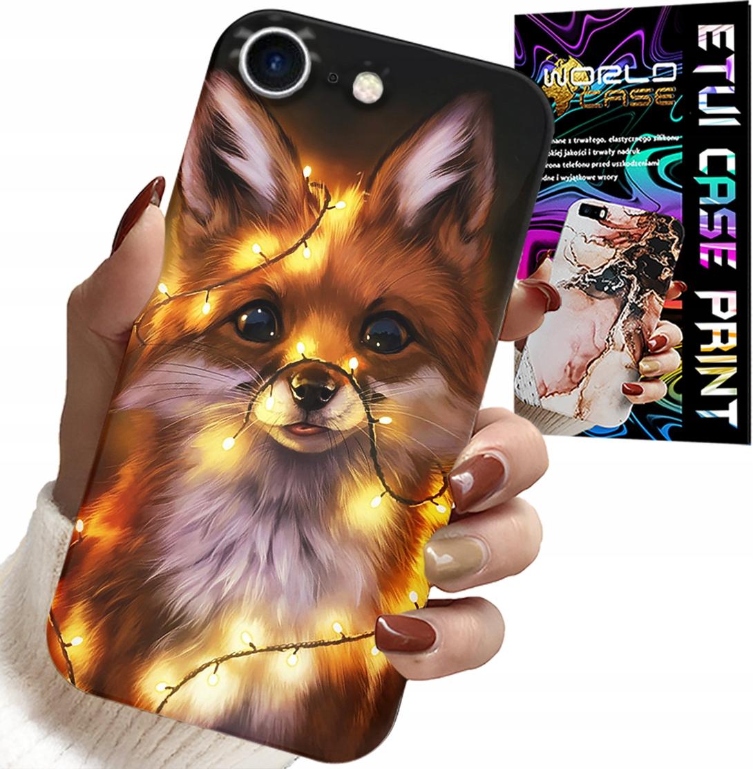 Joom Super Merchant Hülle Für iPhone Se / Se2 - Süßer Fuchs Waldtiere Case +Glas
