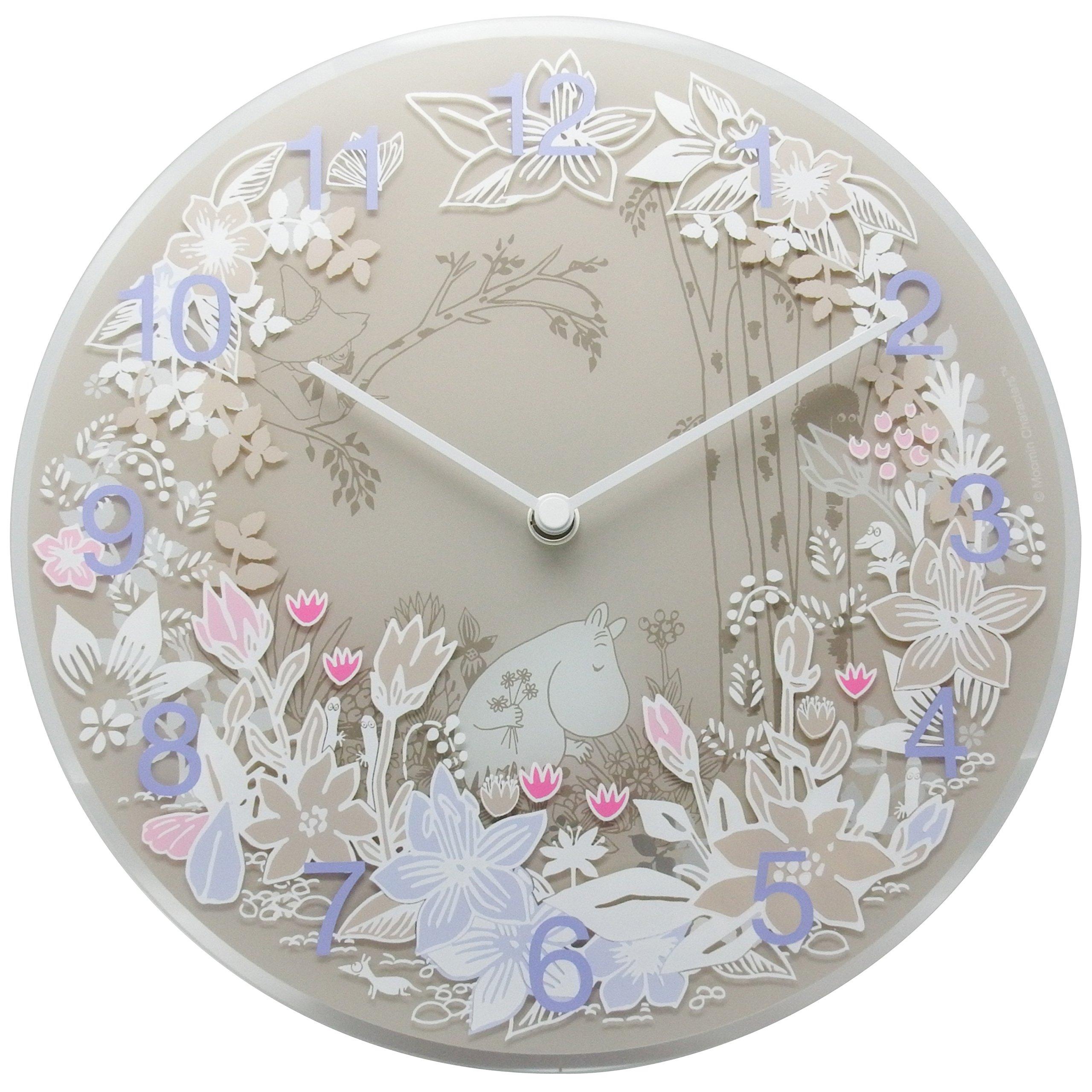 Moomin Timepieces Moomin Wall Clock Moomin Picking Flowers MTP030009