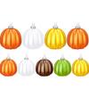 20pcs Halloween Bulk Decoration Set Plastic Pumpkin Orbs With Fade Resistant Finish Easy Hanging For Home School