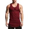 Do The Work  Brand Pure Cotton Bodybuilding Fitness Workout Gym Sports Mens Slim Fit Summer Fashion Casual Printed O-neck Tank Top