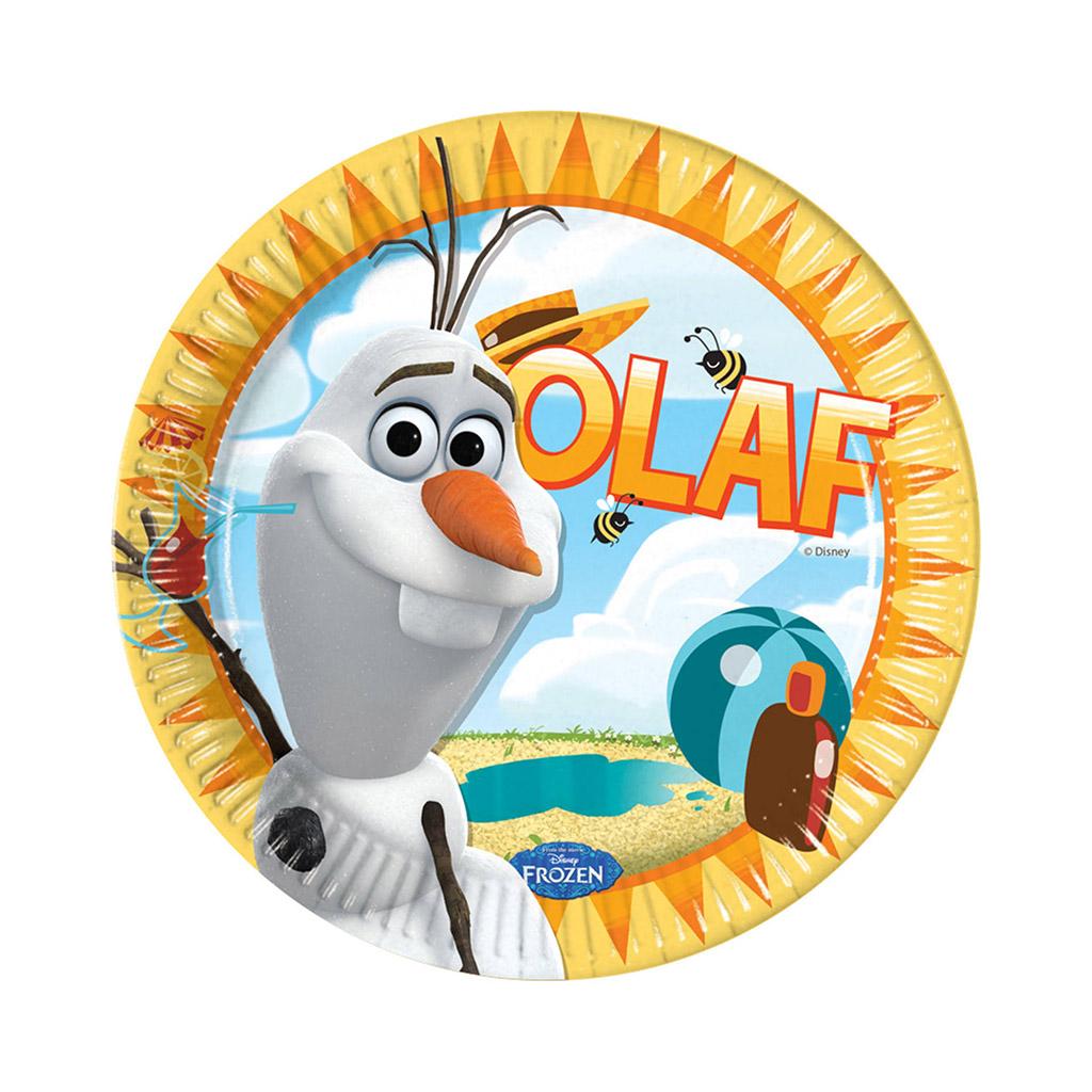 Frozen Beach Olaf Party Plates (Pack of 8)