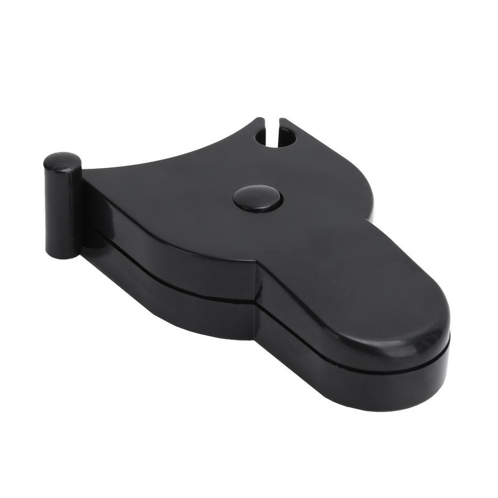 150cm   60in Body Waist Measuring Tape Accurate Head Hips Legs Retractable Measure Tape Black