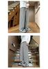 Unisex Black & White Striped Drapey Straight-Leg Pants, 2024 Spring/Autumn Wear-Resistant Casual Pants for Teens