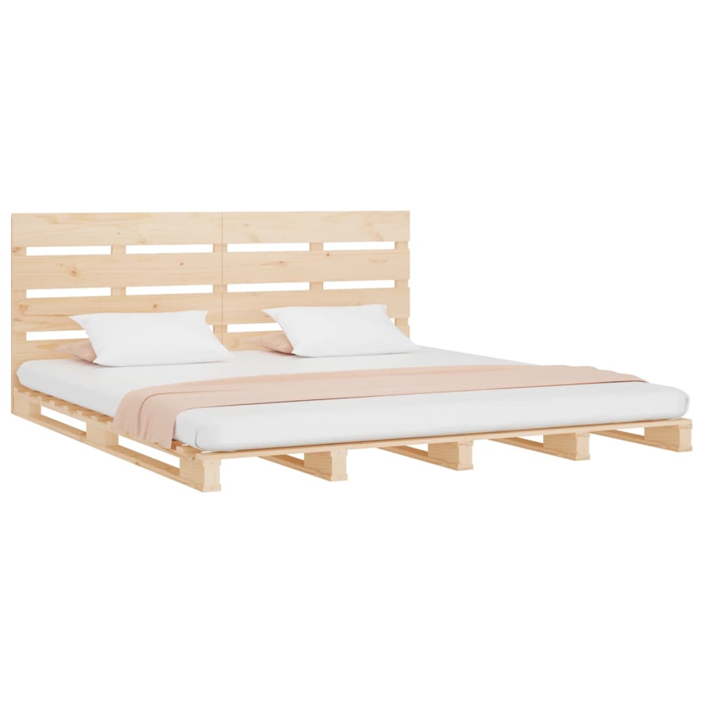 Solid Wood Bed 120 X 190 Cm Pine