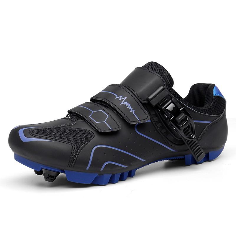 Men Women Cycling Shoes Breathable Hard Sole Road Mountain Bike Clipless Flat Pedal Compatible