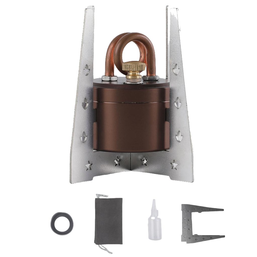 Gasified Alcohols Stove Liquid Fuel-Burner Ultra-Light Compact Integrated Windproof Shielding Weekend Parks Picnic Setup Cooking