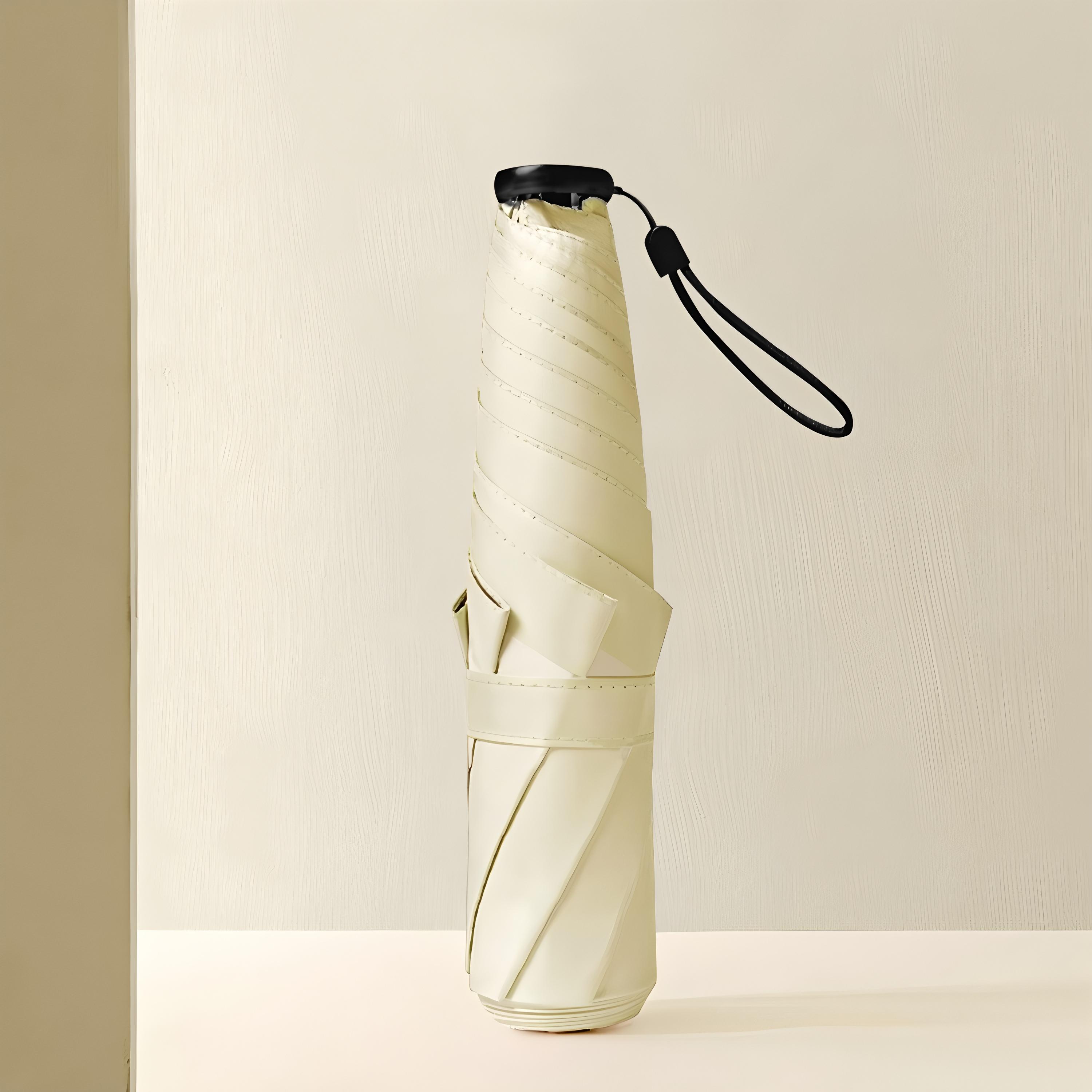 

Японский Сверхлегкий 6-спицевой Сверхлегкий Зонт-перо Виниловая защита от солнца Солнцезащитный козырек Складной Девушка Портативный Зонт-карандаш Iron&6K