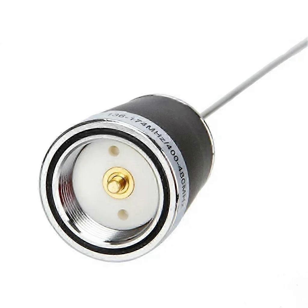 High Performance Car Mobile Ham Radio Antenna, Compatible with NMO VHF/UHF Dual Band 144/430MHz, 100W High Gain Walkie Talkie