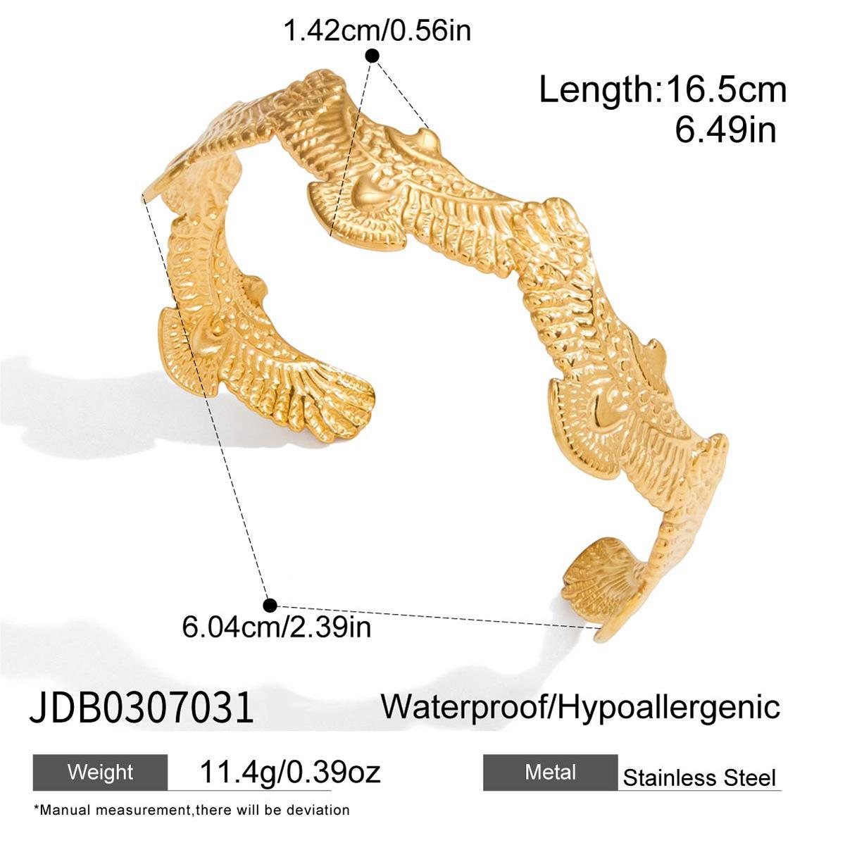 

JYL TS Bracelet Bangle Peace Dove Open Design Meaningful Style Invites Harmony & Peace JDB0307031 місячний камінь блакитний колір
