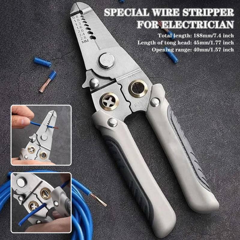 Multi-functionals Special Wire Stripper Wire Pliers for Electrician Decrustation