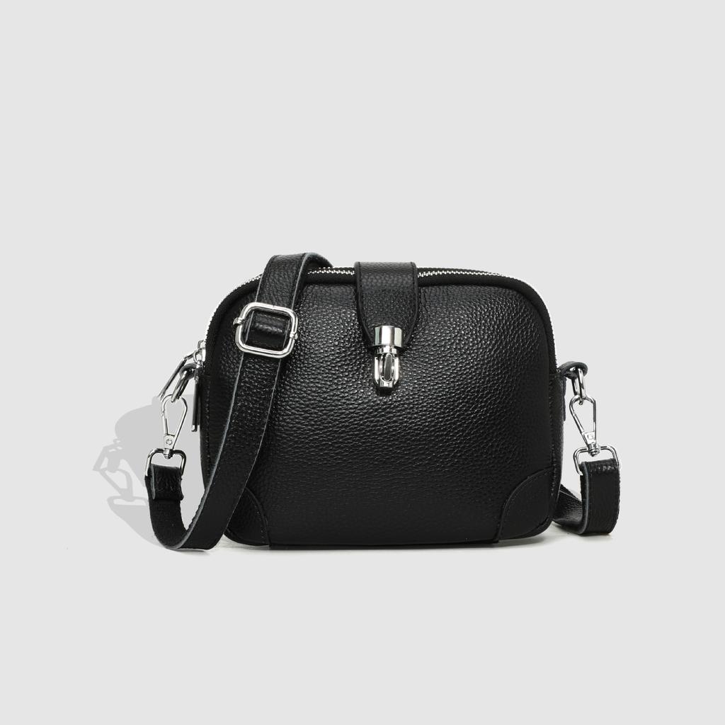 Head Cowhide Multi-compartment - Genuine Leather Fashion Versatile Premium Feeling Large Capacity Spacious Handbag