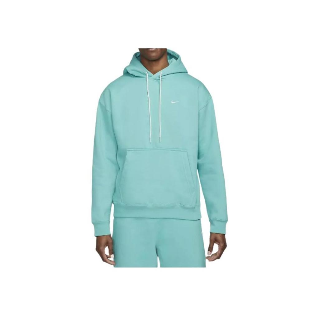 Nike Embroidered Logo Kangaroo Pocket Hoodie Men Hoodie Tea-Green DA0316-393