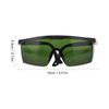 Lunettes de soudage à l'arc à l'argon Jambes extensibles Résistantes Excellentes Lunettes de soudage anti-UV