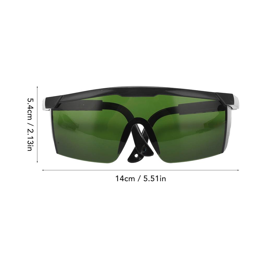 Lunettes de soudage à l'arc à l'argon Jambes extensibles Résistantes Excellentes Lunettes de soudage anti-UV
