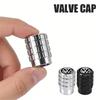 ABCD1 4Pcs Aluminum Alloy Car Wheel Tire Valve Caps Stem Cover For Volkswagen GTI Golf Polo 6 7 Passat VW CC Tiguan T-ROC Jetta Taigo