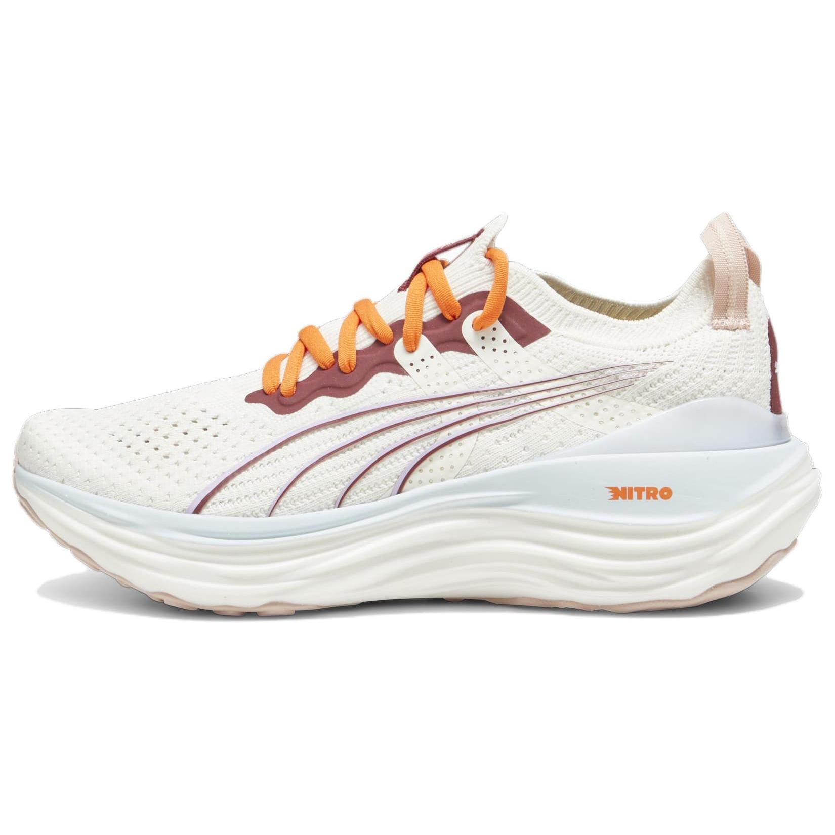 

New PUMA ForeverRun Nitro X Lemlem Warm White Team Regal Red Women s 309792-02 39