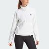 Adidas Aeroready Game & Go Quarter-Zip Fleece Top Women Tops White IM2681
