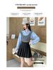 High Waist Slimming Wool Blend Pleated A-Line Skirt - Petite to Plus Size, Autumn/Winter, College JK Style, Extended Midi Length.