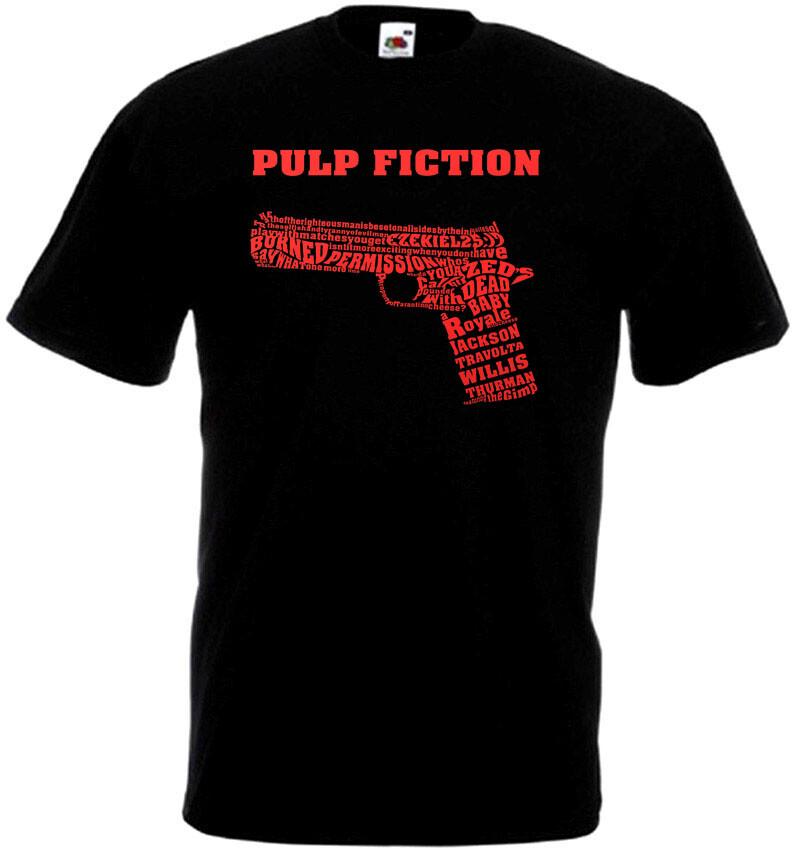 

Pulp Fiction v28 T-shirt black Quentin Tarantino all sizes S-5XL S