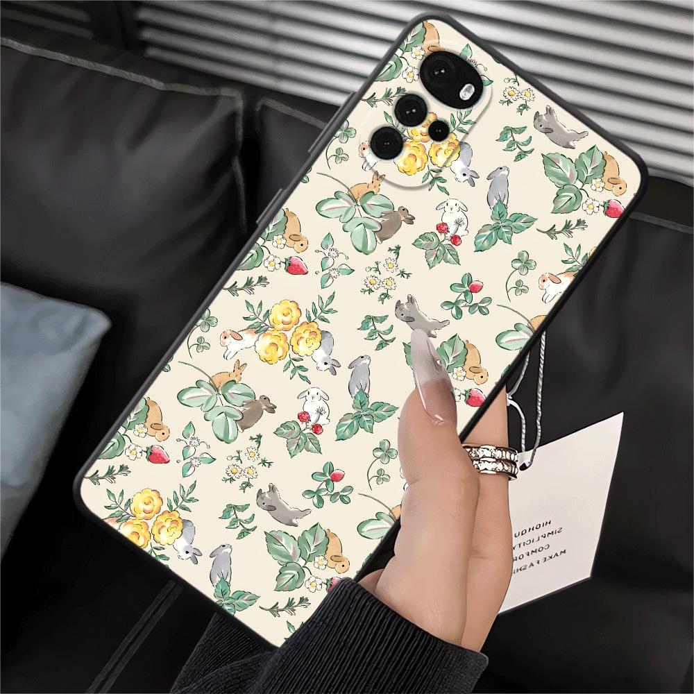 

Case for Motorola Moto G53 G30 G22 Edge40 G52 G32 G50 G51 G73 G60s Edge 20 Pro 30 Lite G71 Phone Cover Cartoon Flower Animals Motorola Moto G72