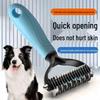 Pet Detangling & Shedding Comb for Golden Retrievers, Teddy Dogs, and Cats