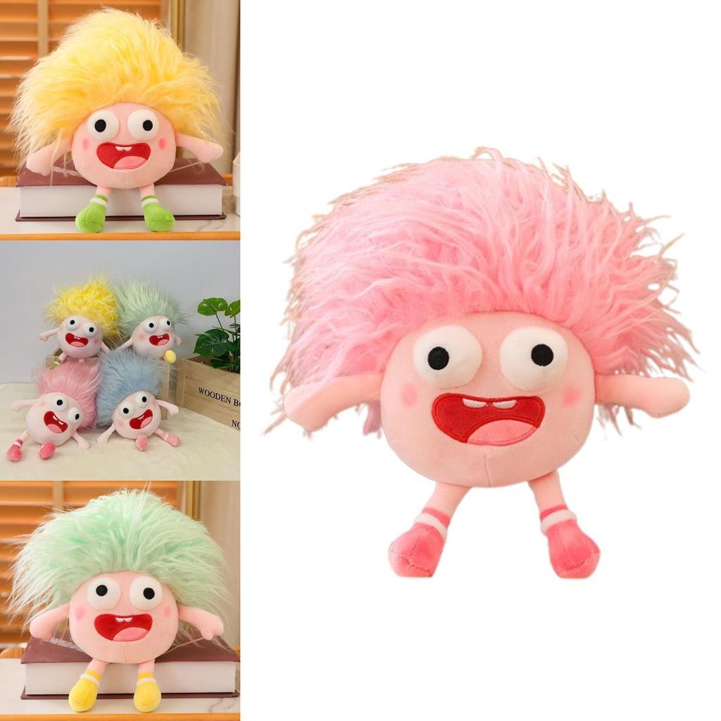 Funny Plush Toy With Big Eyes And Fluffy Hair Perfect For Diy Ugly Dolls In Stock