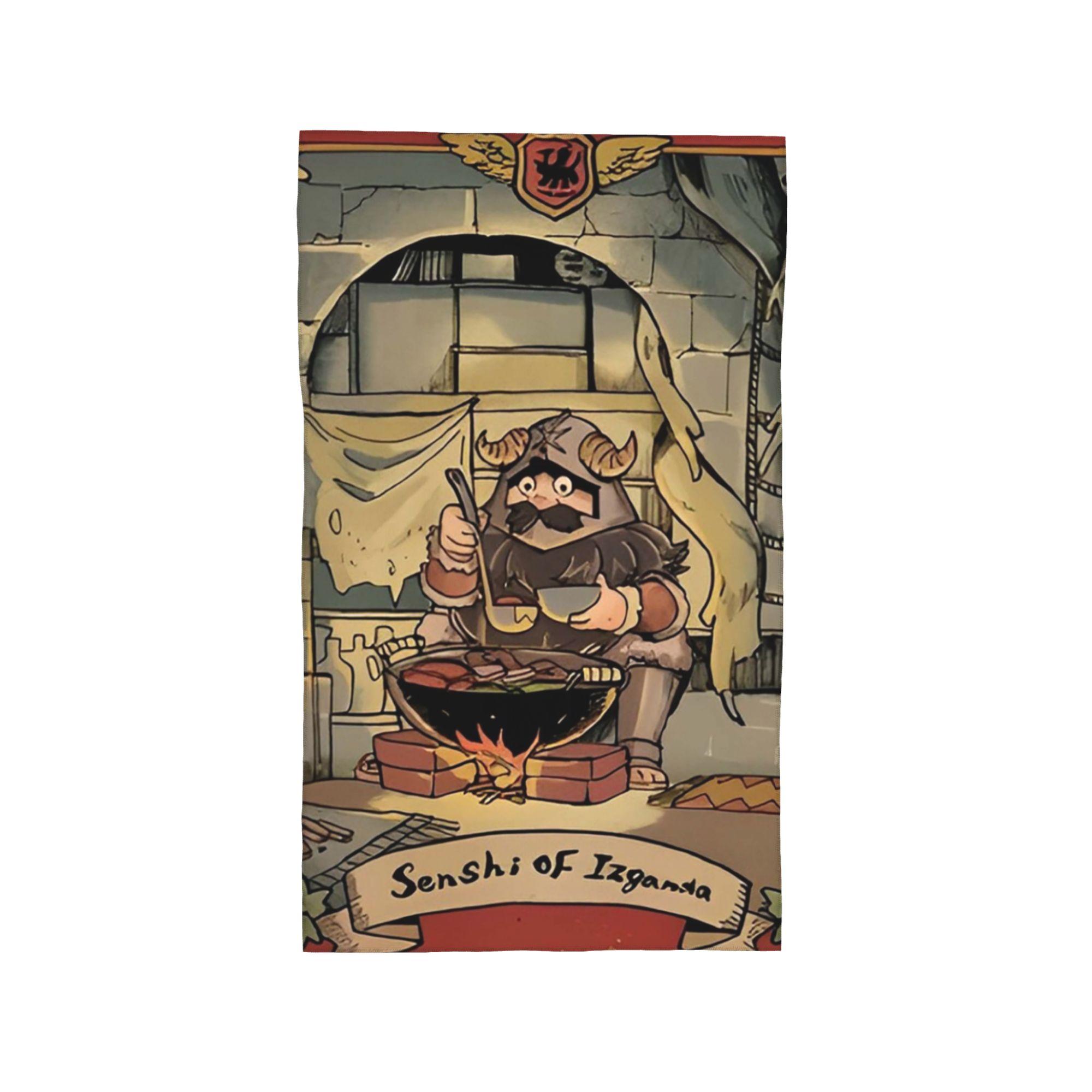 

Dungeon Meshi Delicious In Dungeon - Senshi Cooking Soft Face Towel Quick Dry Pool Bath Cotton Towels Breathable W30*H60(CM)