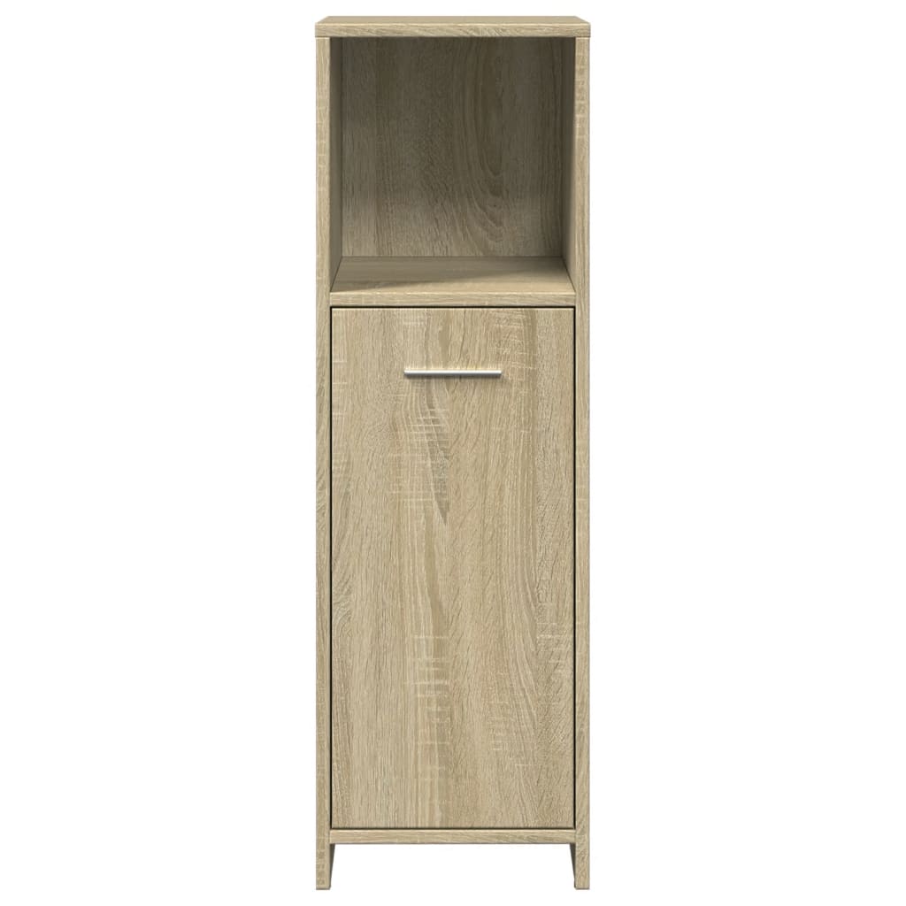 4 piece Bathroom Furniture Set in Sonoma Oak Particleboard