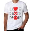 Love Death + Robots T-Shirt Funny T Shirts Cotton T Shirts for Man Graphic Tees T-Shirt