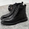 Men Boots Comfortable  Fashionable Leather Boots European Business Brand Chelsea Boots Outdoor Training Travel Boots Men 38-46
