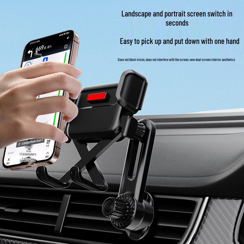

Universal Car Phone Holder with Silicone Suction Cup and Telescopic Rod for Air Vent Hurricane Clamp Explorer чёрный