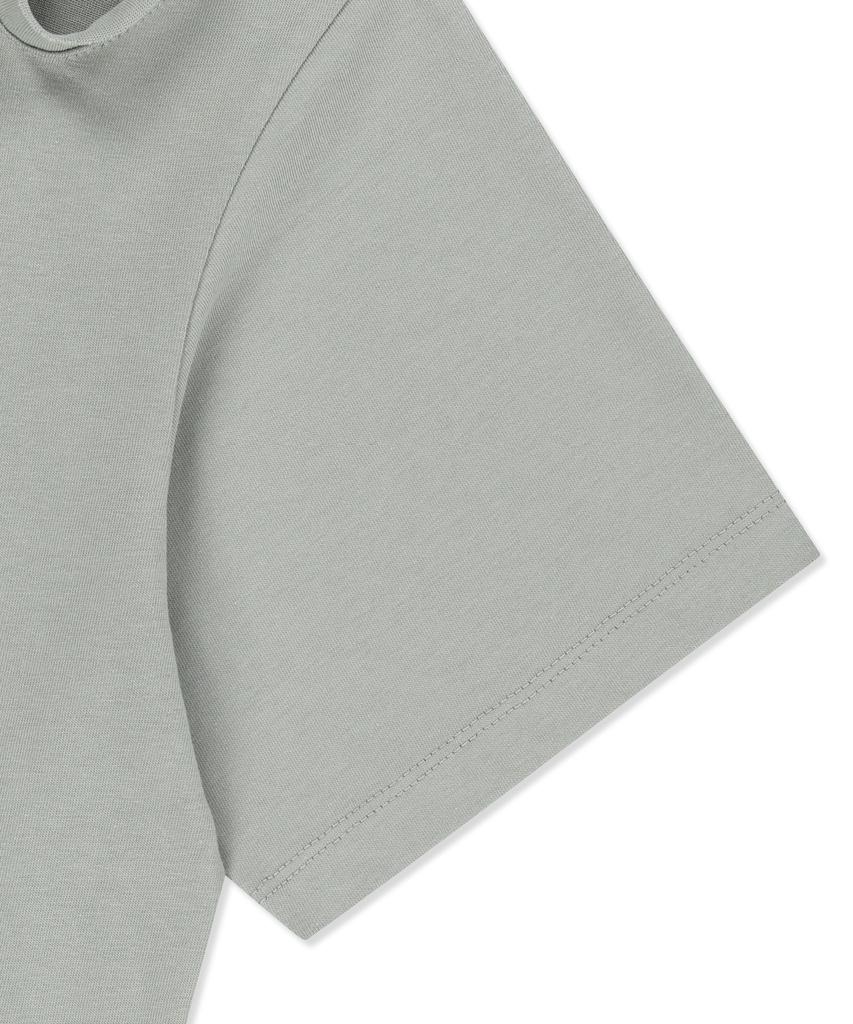 BROWNBREATH W Cut Out Tee - Gray