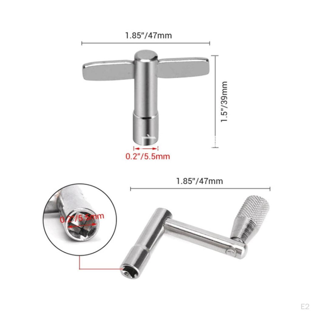 23 Delar Cymbalers Ersättningstillbehör, Hi-hat Filtbrickor med Basvingmuttrar Stöd