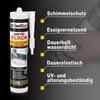IsolBau Sanitary Silicone Black Sanitär Silikon 1 x 300ml