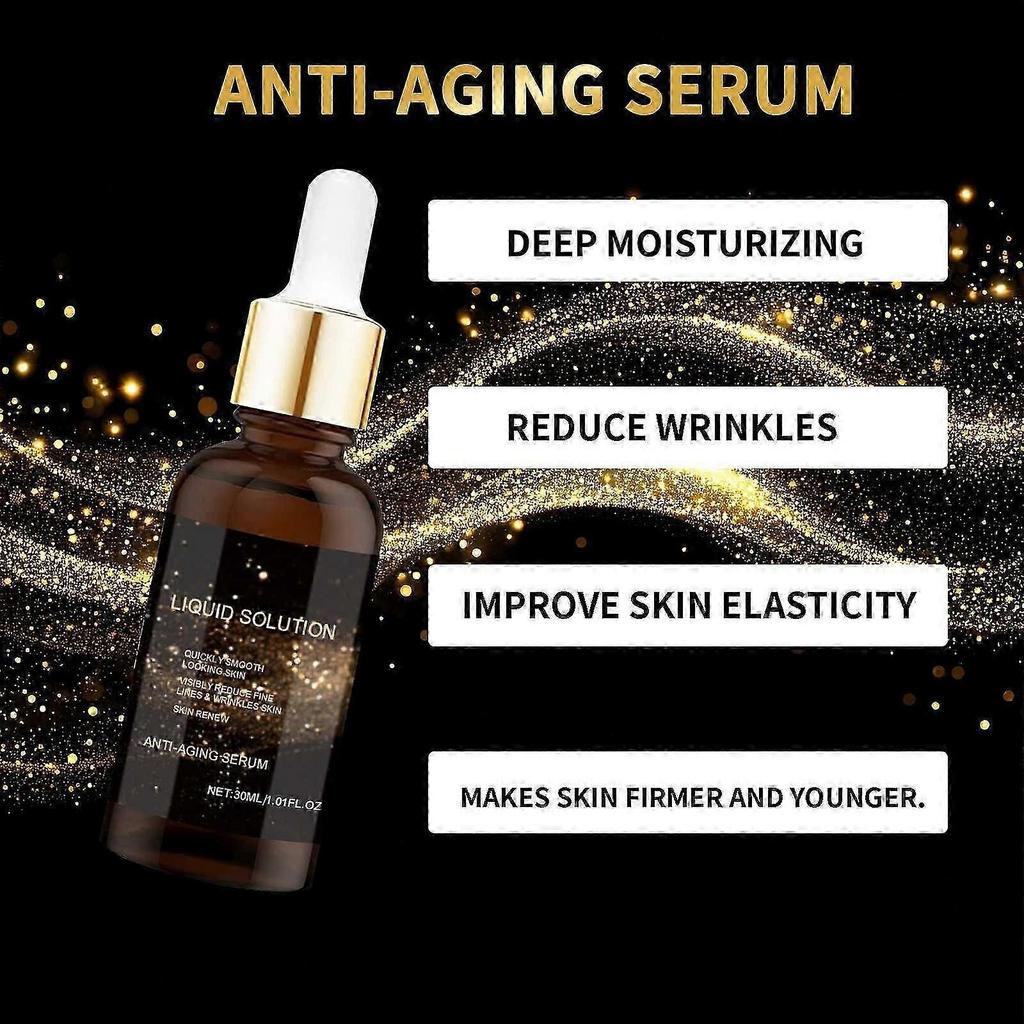 1/2/3PCS Anti-Aging Face Serum, Olavita Liquid Solution Intensely Firms Skin, Smoothes Wrinkles & Fine Lines New Arrival