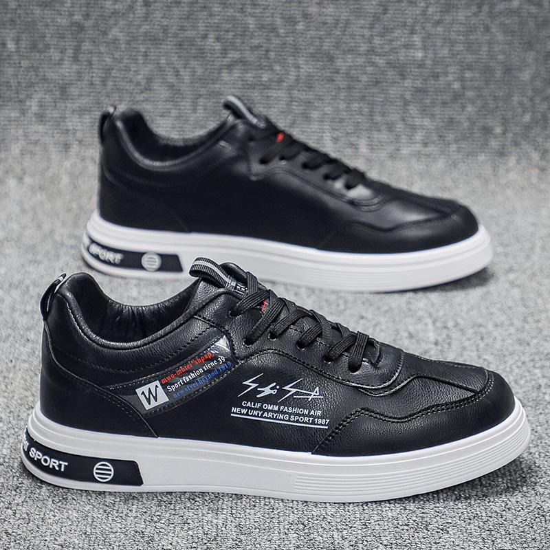 New Versatile Soft Sole White Shoes Korean Sports Casual Shoes New Style Board Shoes Non-slip Wear-resistant Running Shoes