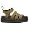 Dr. Martens Leather Fashion Versatile Beach Sandals Women sandals Green 31735357
