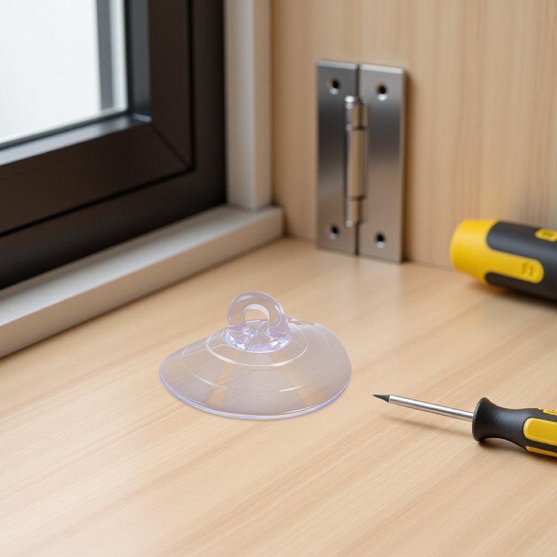 16Pcs Cat Hammock Suction Cups Replacement Transparent PVC Heavy Duty Strong Threaded Suction Cups for Glass Window Pet Perch